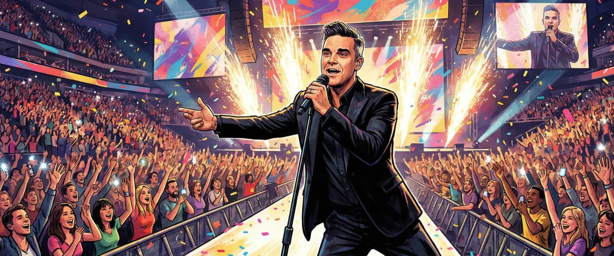 Robbie Williams 2026: Entspannt übernachten bei den Arena-Konzerten in Düsseldorf